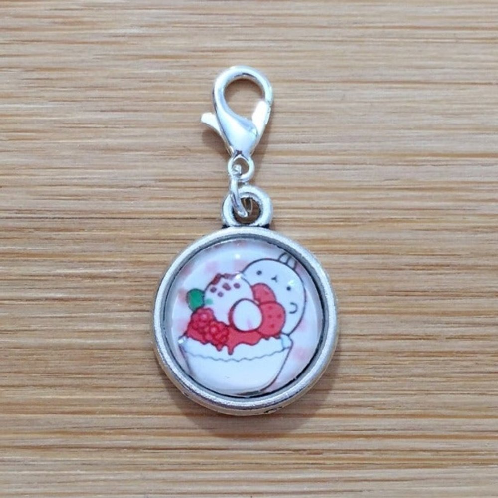 Planner charm Molang Glass Cabochon